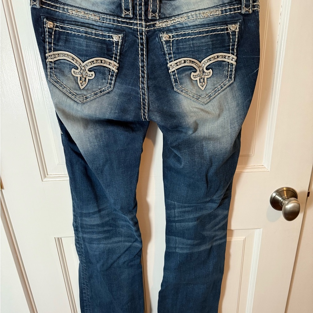 Rock Revival Dark Blue Boot Cut Jeans